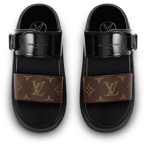 louis vuitton sunbath flat mule price|Louis Vuitton flat shoes for women.